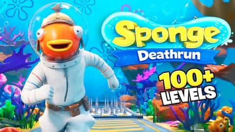SPONGE DEATHRUN PARKOUR 100+🏝️