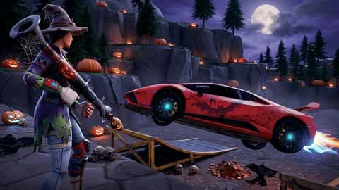 HALLOWEEN ROCKET VS CARS 🎃🏎️