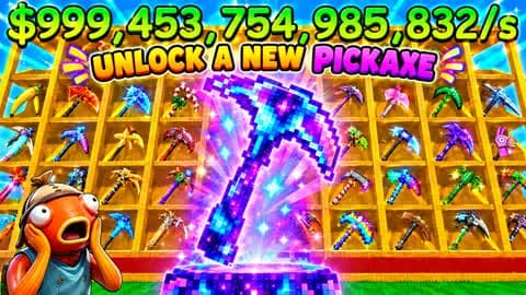 UNLOCK A NEW PICKAXE