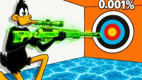 🦚🎯 COLOR TRICKSHOT RAINBOW PARKOUR 🎨