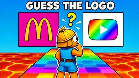 GUESS THE CORRECT LOGOS🔍BRAINROT OBBY🌈