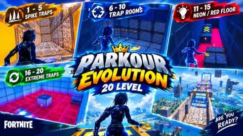 %#9524  PARKOUR EVOLUTION 20 LEVELS