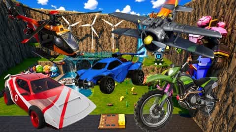 ADVENTURE - FUN - RAMP - CARS - WEAPONS