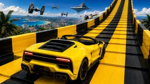 Super Mega Race - Car Game