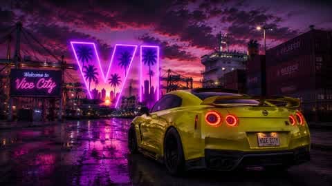 GTA VI🌴VICE CITY VI GTA6🌴RACE6