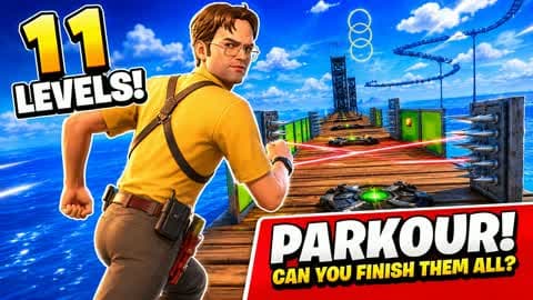 PARKOUR HARD 12 LEVELS [9017] 🏝️