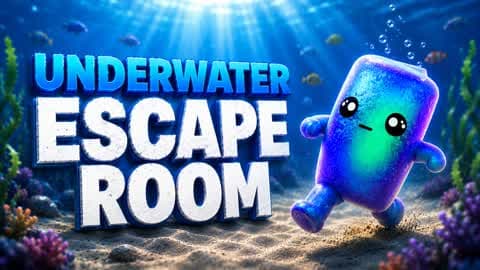 🌊ESCAPE ROOM THE UNDERWATER!🌊