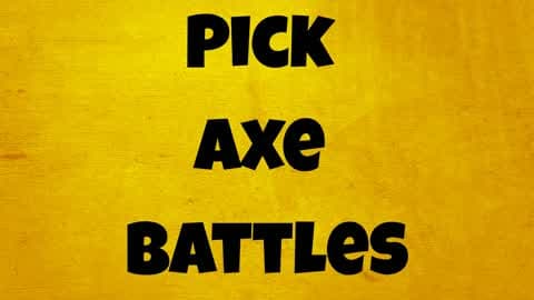 Crazy Pickaxe Zone wars!