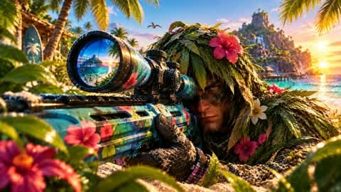 ☀️ TROPICAL GUN GAME 🔫 KO ♾️