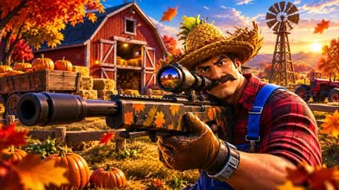 🍂Autumn Farm Gun Game🌽