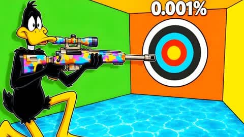 🐟 FISHY TRICKSHOT PARKOUR 🐟🎯