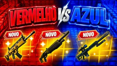VERMELHO VS AZUL 🔴🔵