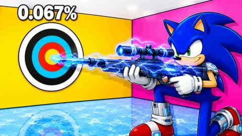 🦊 FOXY ROLL TRICKSHOT PARKOUR 🦮