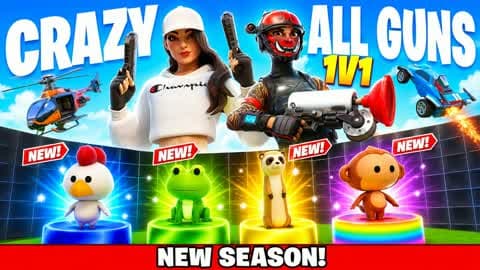 CRAZY ALL GUNS & VEHICLES 1V1