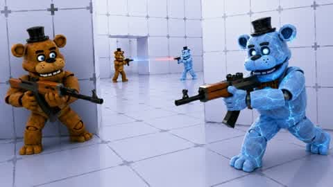 CRAZY RVB RED VS BLUE FNAF