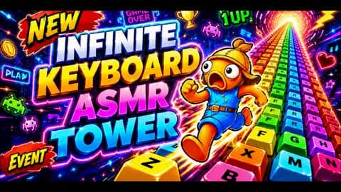 INFINITE KEYBOARD TOWER ASMR