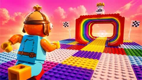 MEDIUM BRICK OBBY SPEEDRUN ⏱️🌈