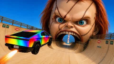 VERITY CAR GAME 🕹️ RAMP JUMP HORROR