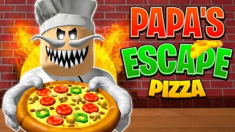 ESCAPE PAPA'S PIZZERIA OBBY🍕