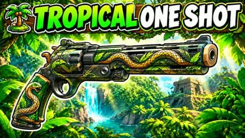 🌴TROPICAL GUN GAME🔫 ONE SHOT🎯