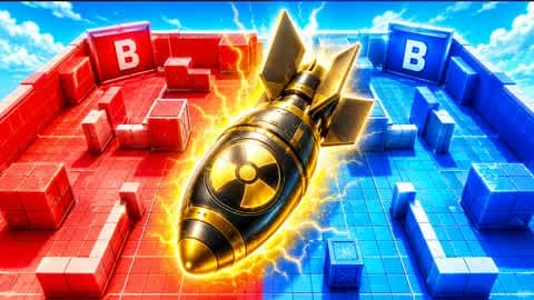 NUKE SUPER RED vs BLUE 🔴🔵