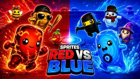 SPRITES RED VS BLUE🔴🔵