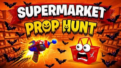 HALLOWEEN SUPERMARKET PROP HUNT 🎃