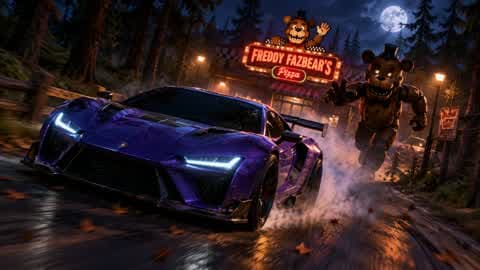 five nights drive game