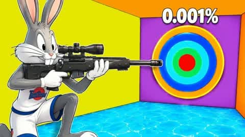 😂 FUNNY BUNNY TRICKSHOT PARKOUR 🐇