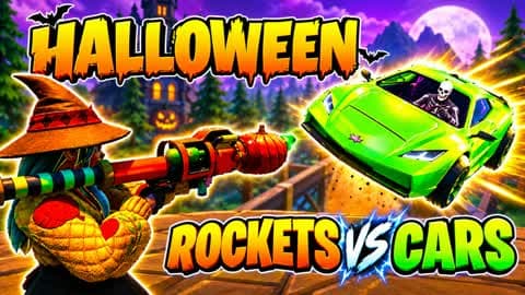 HALLOWEEN ROCKETS VS CARS