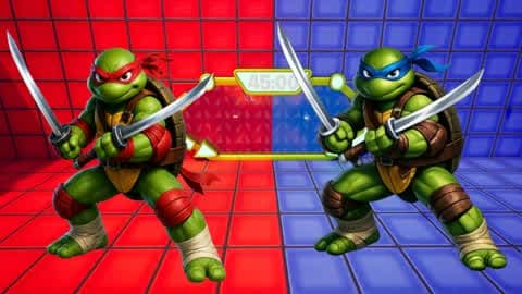 MEGAA TMNT RED VS BLUE🔴🔵