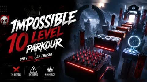 💀 IMPOSSIBLE 10 LEVEL PARKOUR ⭐