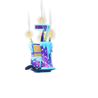 Sprinkly Space Cake