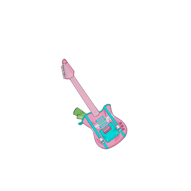 Neko Miku Guitar
