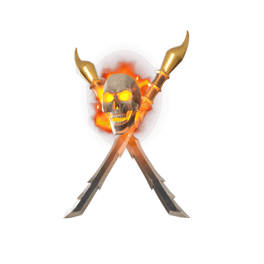 Scorpion's Flaming Skull