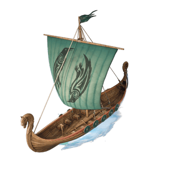 Wolf-Kissed Longboat