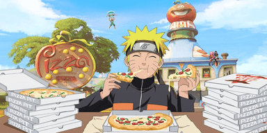 Pizza Eating Jutsu