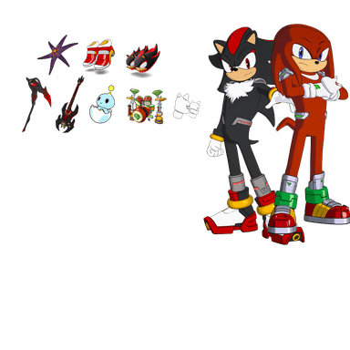 Shadow the Hedgehog & Knuckles the Echidna Bundle