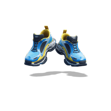 Balenciaga Triple S.2 'Blue/White/Yellow'