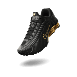 Nike Shox R4 'Black/Gold'
