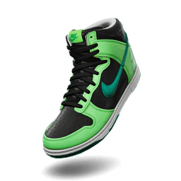 Nike Dunk Hi 'Halloween Green'