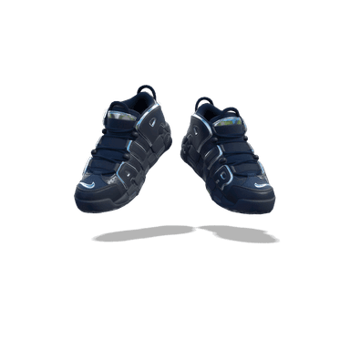 Nike Air More Uptempo 'Black/Silver'