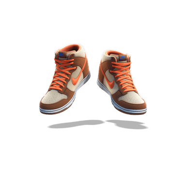 Nike Dunk High 'Beechtree/Orange Blaze'