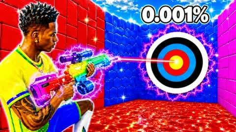 🌋 MAGMA WORLD TRICKSHOT PARKOUR 🪨