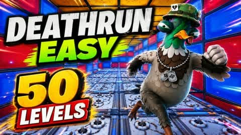DEATHRUN 50 LEVEL EASY ⚡️الوضع السهل
