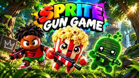😎SPRITE GUN GAME🎯 ONE SHOT🔫