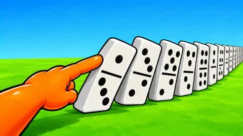 Topple A Million Dominoes