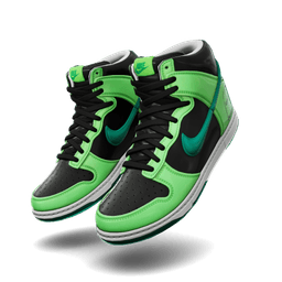 Nike Dunk Hi 'Halloween Green'